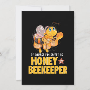 Ich bin süß als Honigbienenhalter Einladung