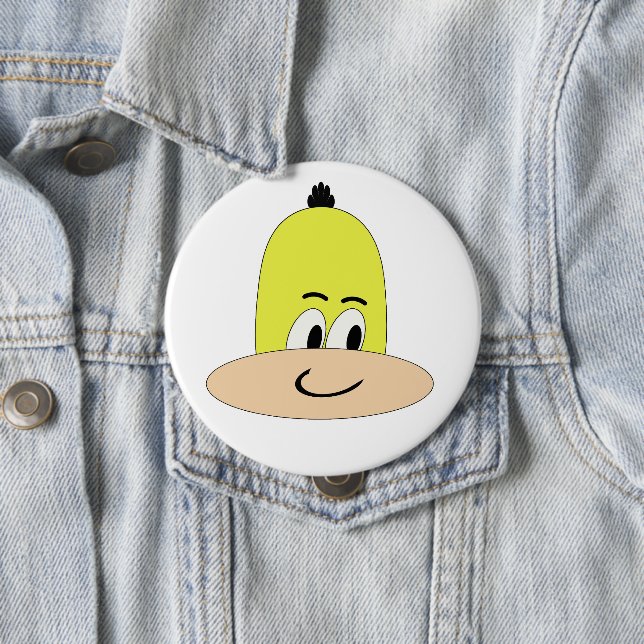 Ich bin Sveety, Einzigartiges Comic, Funny Face Ca Button (Beispiel)