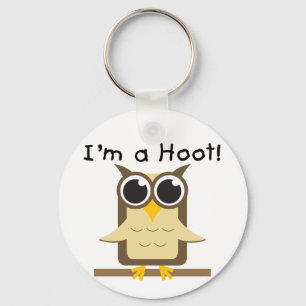 Ich bin T - Shirt und Geschenke von Hoot Schlüsselanhänger
