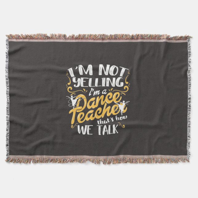 Ich bin Tanzlehrer Decke (Vorderseite)