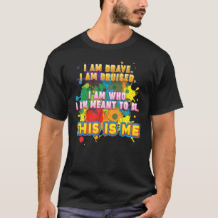 Ich bin tapfer verletzt, wer das sein will, das is T-Shirt