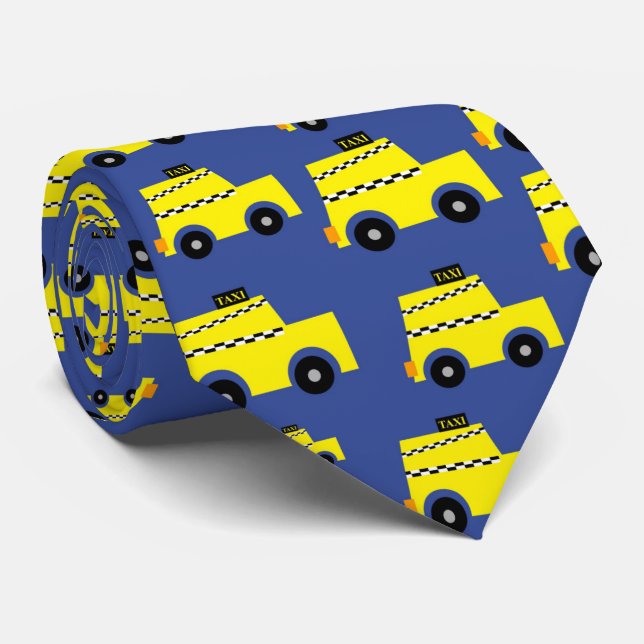 Ich bin Taxifahrer und habe es Liebe! Krawatte (Gerollt)
