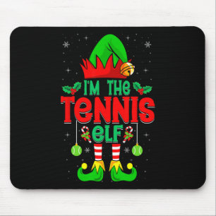 Ich bin The Tennis Elf - Xmas Party Tennis Player  Mousepad