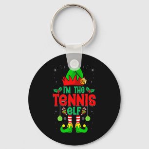 Ich bin The Tennis Elf - Xmas Party Tennis Player  Schlüsselanhänger