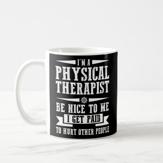Ich bin Therapeutin  Kaffeetasse (Links)