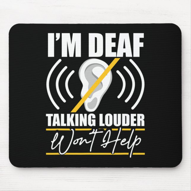 Ich bin tot. Das Gespräch mit Louder wird nicht he Mousepad (Vorne)