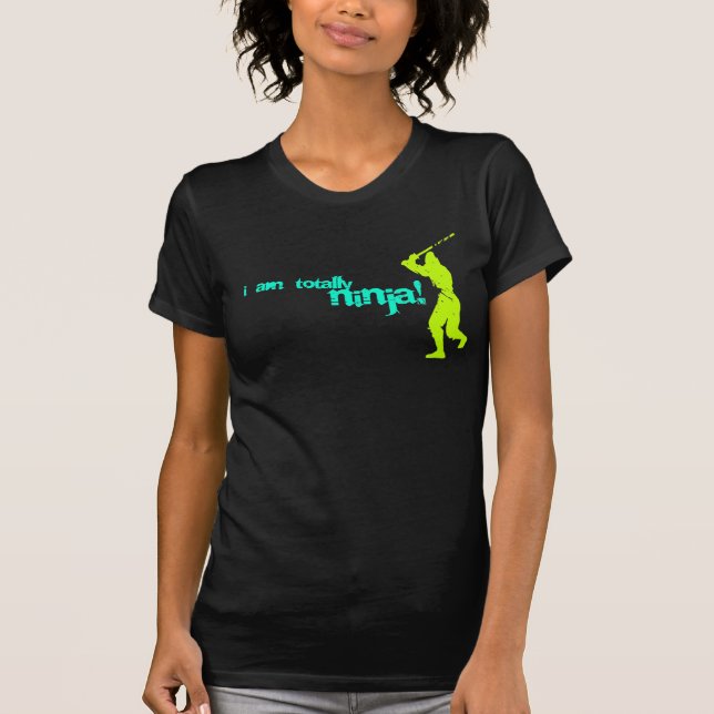 Ich bin total ninja! T-Shirt (Vorderseite)