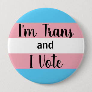 Ich bin Trans und ich stimme Button