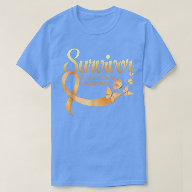 Ich bin Überlebende Schmetterlingskrankheit T-Shirt (Design vorne)