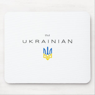 Ich bin Ukrainer - Ich bin aus der Ukraine Dreizac Mousepad