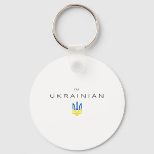Ich bin Ukrainer - Ich bin aus der Ukraine Dreizac Schlüsselanhänger