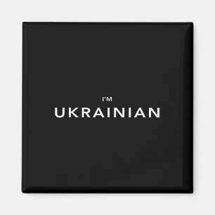Ich bin Ukrainer Ich bin Ukrainer Zelensky Ukraine Magnet