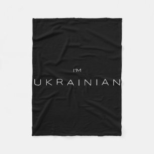 Ich bin Ukrainer - Ukraine Patriotisch Fleecedecke