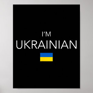 Ich bin Ukrainer - Ukraine Patriotisch - Ukrainisc Poster