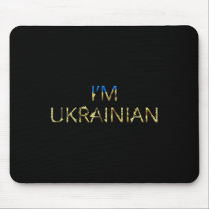 Ich bin Ukrainer - Ukraine T-Shirt Sonnenblume Ret Mousepad