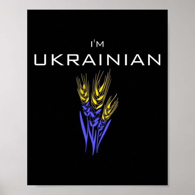 Ich bin Ukrainerin  Poster (Vorne)