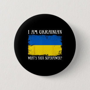 Ich bin Ukrainisch Was ist dein Superheld Ukrainis Button
