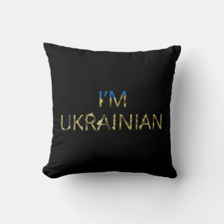Ich bin ukrainische Ukraine Sonnenblume Retro Ukra Kissen