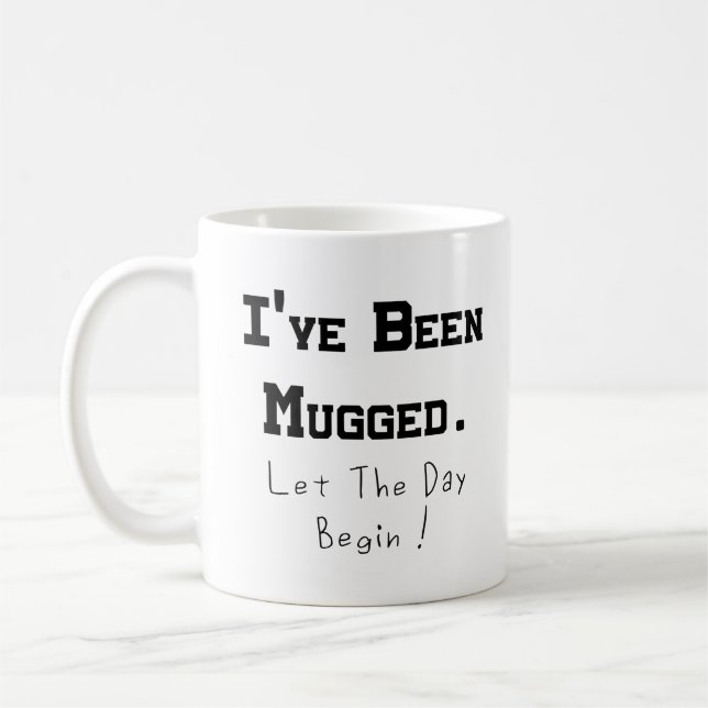 Ich bin umarmt worden - Kaffee-Tasse - Weiß Kaffeetasse (Links)