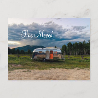 Ich bin umgezogen.. ankündigungspostkarte