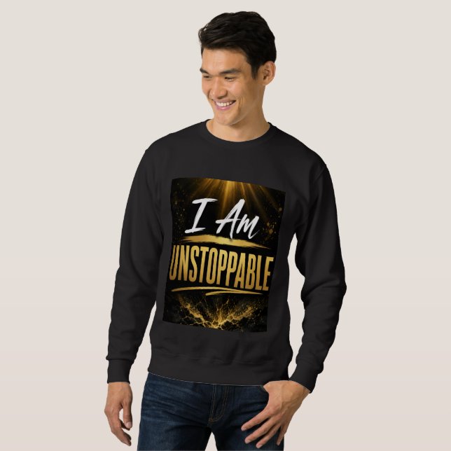 Ich bin unaufhaltsam sweatshirt (Vorne ganz)