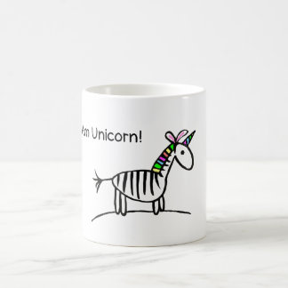 Ich bin Unicornzebra-Tasse Kaffeetasse