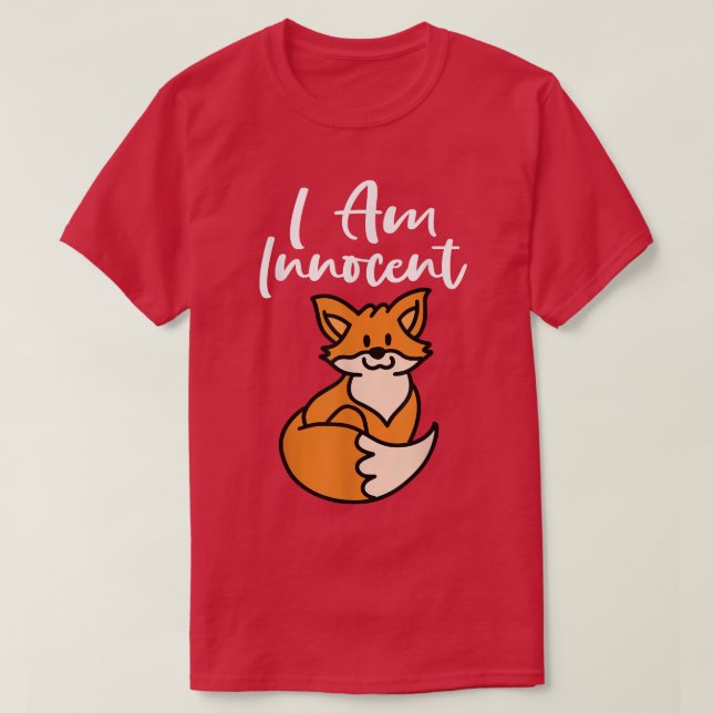 Ich bin unschuldige Mädchen für T-Shirt (Design vorne)