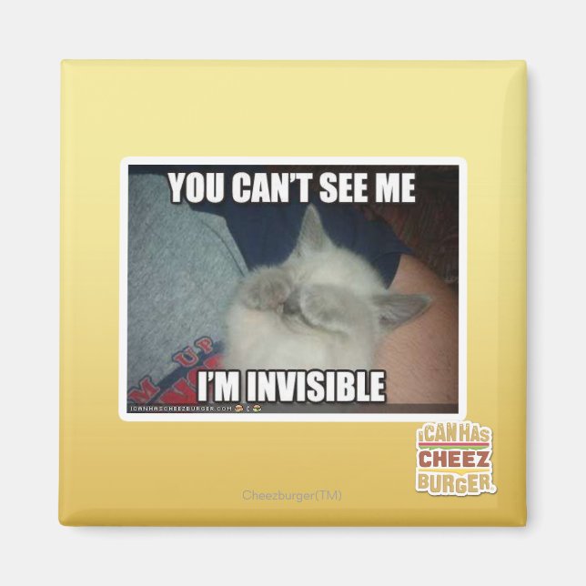 Ich bin unsichtbar magnet (Vorne)