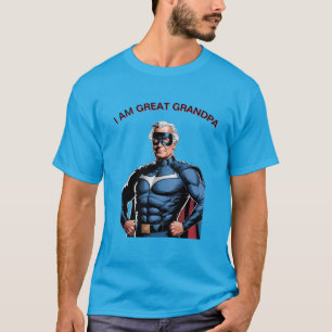 ich bin Urgroßvater Superheld Freund T-Shirt