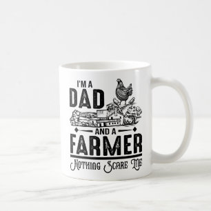 Ich bin Vater und Bauer Landwirtschaft Kaffeetasse