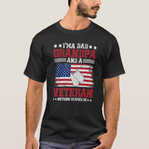 Ich bin Vater Veteran Opa und Veteran Nothing s T-Shirt