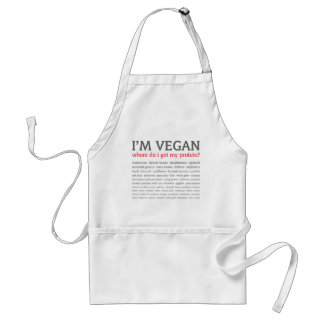 Ich bin vegan: Woher erhalte ich mein Protein? Schürze