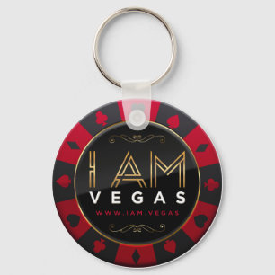 ICH BIN VEGAS POKER CHIP KEY KETTE SCHLÜSSELANHÄNGER