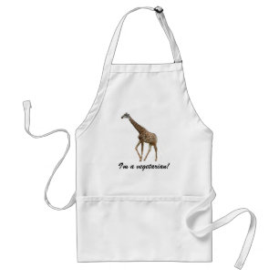 Ich bin Vegetarier, Giraffe-Schürze Schürze