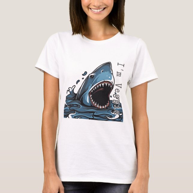 Ich bin Veggie-T - Shirt (Vorderseite)