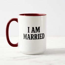 Ich bin Verheiratet, lustig - Geschenk für Paare Tasse