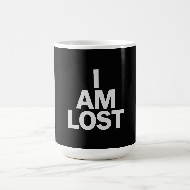 Ich bin verloren kaffeetasse (Mittel)