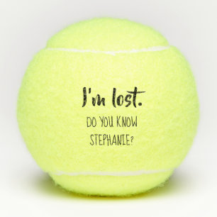 Ich bin verloren Kennen Sie Besitzer Lustiger Humo Tennisbälle