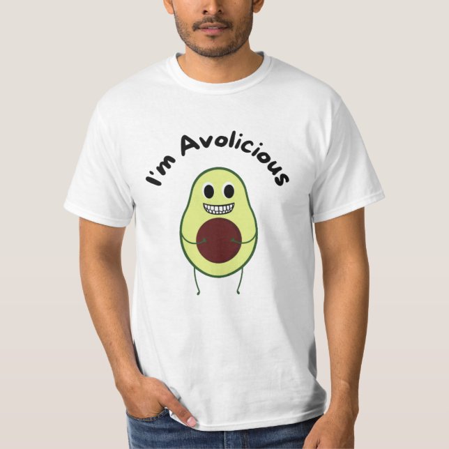 Ich bin vermeidbar - Funny Fruit Pun T-Shirt (Vorderseite)