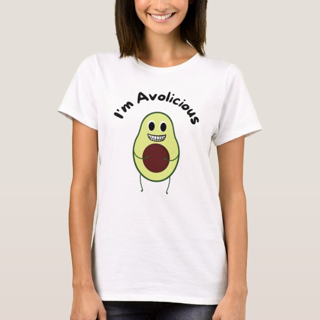 Ich bin vermeidbar - Funny Fruit Pun T-Shirt (Vorderseite)