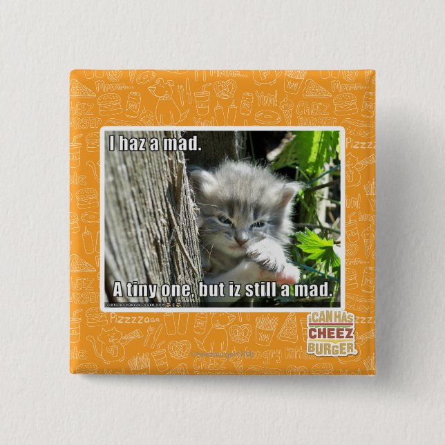 Ich bin verrückt button (Vorderseite)