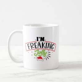 Ich bin verrückt fröhlich Weihnachten Lustig Kaffeetasse