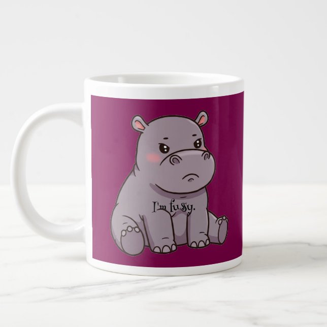 Ich bin verrückt Jumbo-Tasse (Links)