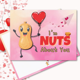 Ich bin verrückt nach dir am Valentinstag Feiertagspostkarte