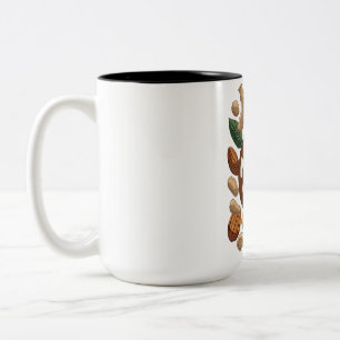 Ich bin verrückt nach dir - Funny Nut Lovers Desig Zweifarbige Tasse