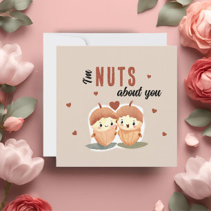 Ich bin verrückt nach dir Lustiger süßer Valentins Feiertagskarte