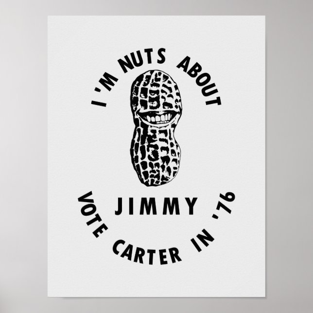 Ich bin verrückt nach Jimmy - Carter 1976 Wahl Poster (Vorne)
