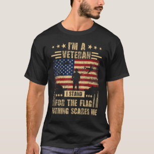 Ich bin Veteran und stehe für die Fahne nichts Sca T-Shirt