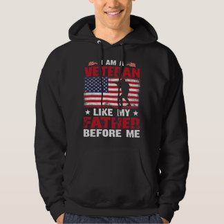 Ich bin Veteran wie mein Vater vor mir 306 Hoodie