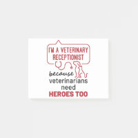 Ich bin Veterinär-Receptionist, weil Heroes Zitat